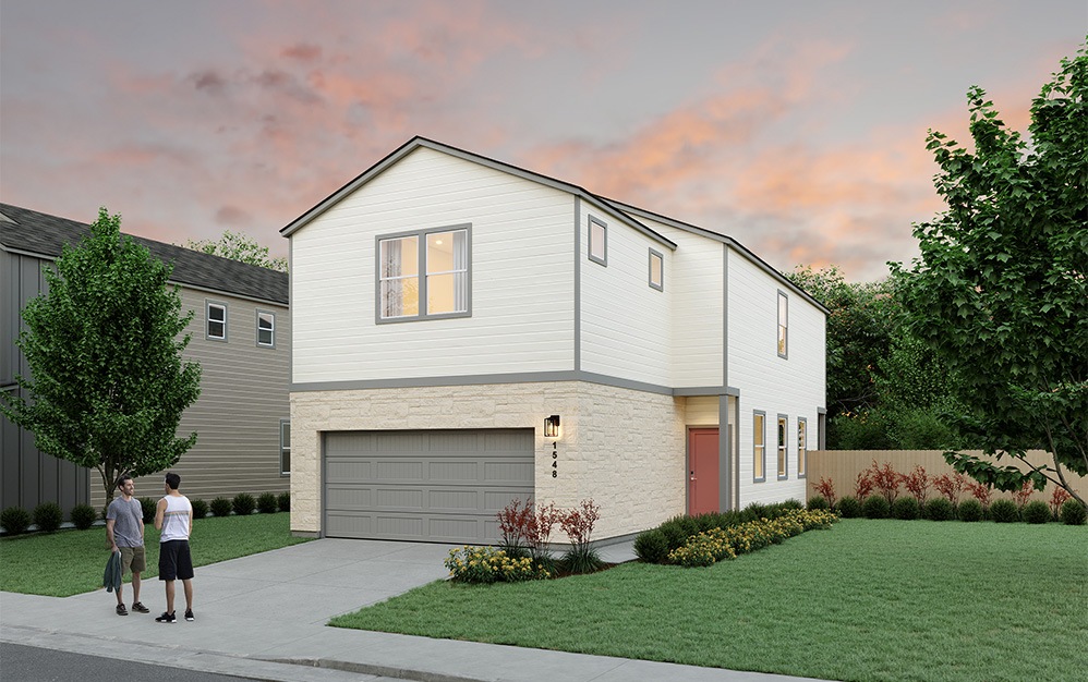 A5 - 4 bedroom floorplan layout with 2.5 bathrooms and 1784 square feet (Elevation C)