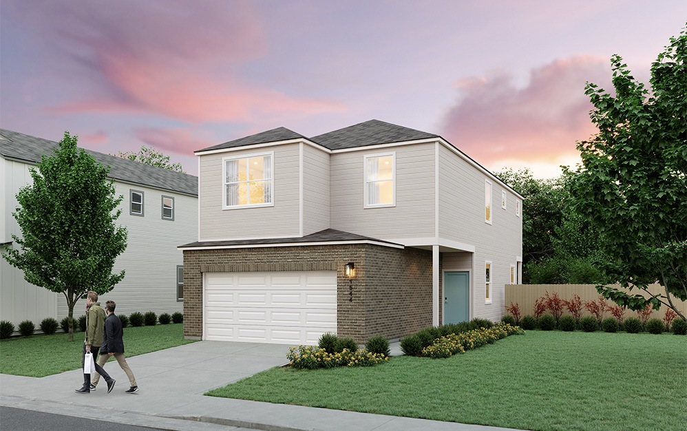 A3 - 3 bedroom floorplan layout with 2.5 bathrooms and 1652 square feet (Elevation B)