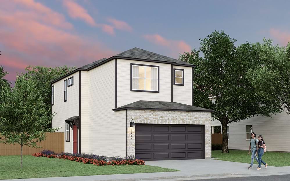 A8 - 2 bedroom floorplan layout with 2 bathrooms and 1344 square feet (Elevation B)
