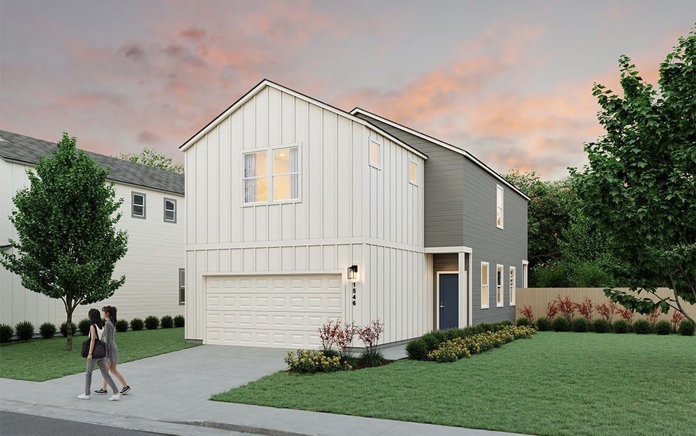 A5 - 4 bedroom floorplan layout with 2.5 bathrooms and 1784 square feet (Elevation A)
