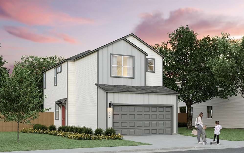 A8 - 2 bedroom floorplan layout with 2 bathrooms and 1344 square feet (Elevation A)