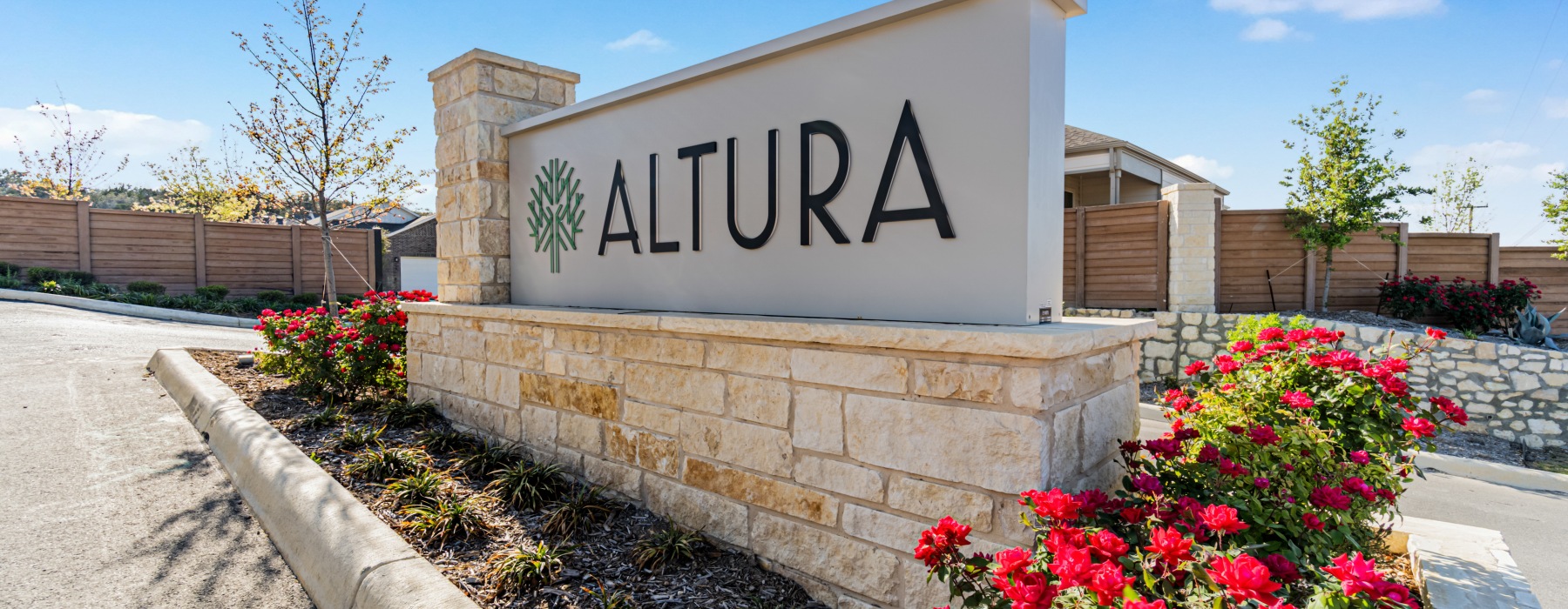 Altura Luxury Rental Homes Entrance Sign